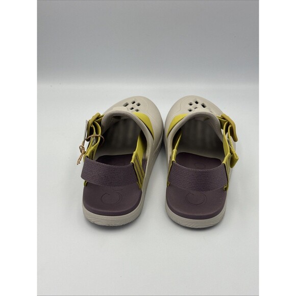 Women’s Chacos Clogs Size 6 Moonbeam Cream Yellow Adjustable Strap Water Shoes - Picture 6 of 9